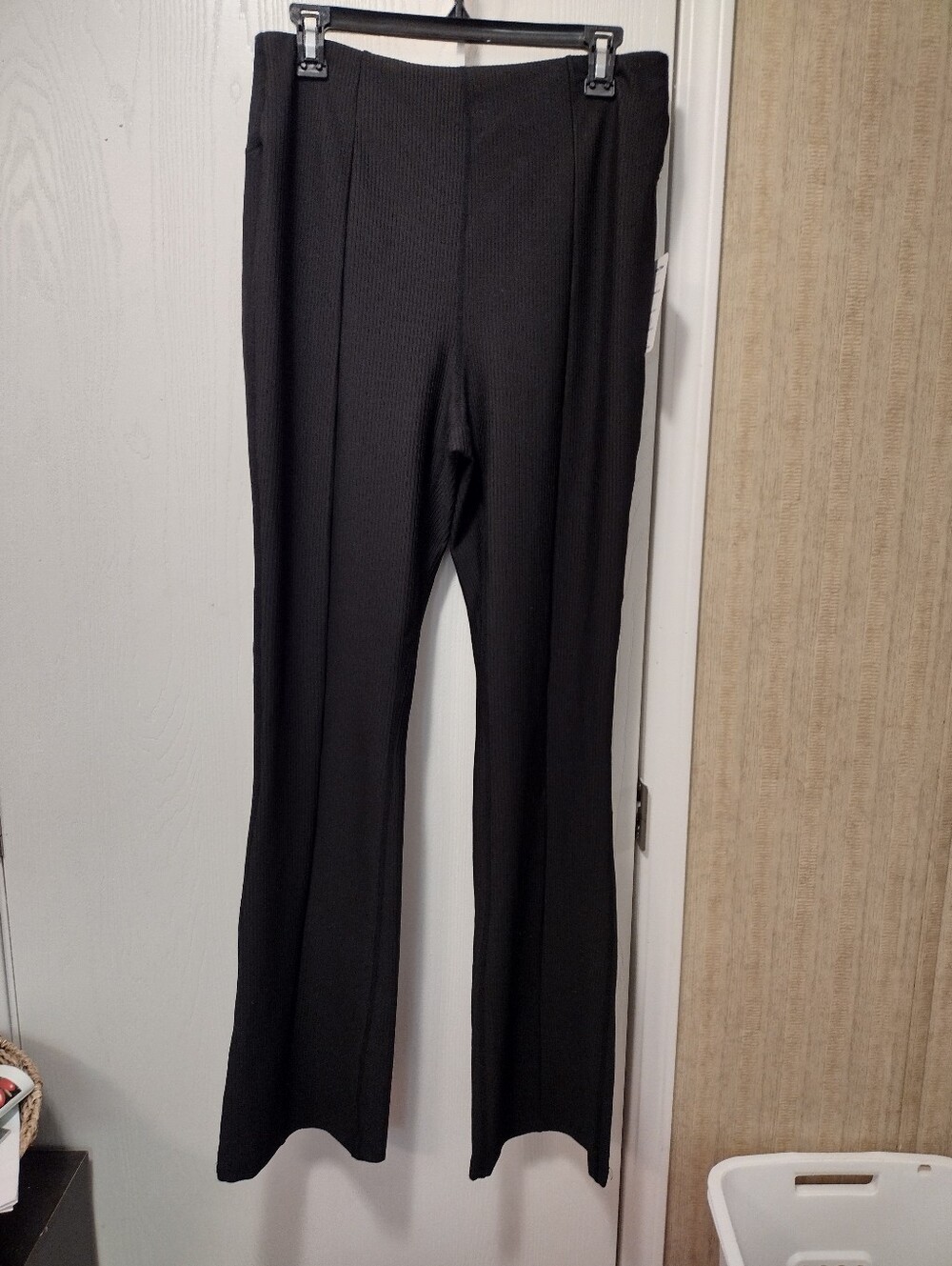 ebb & flow Active Women’s Black Ribbed Track Pants